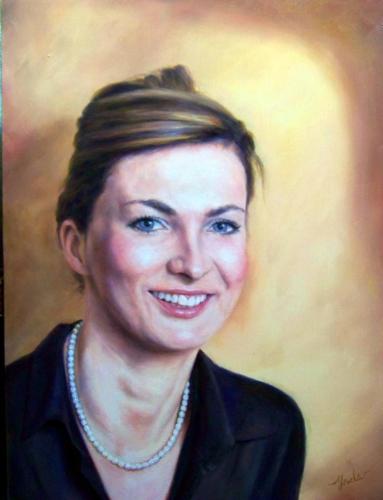 Albert Veronika olaj-fa 40x30 2020